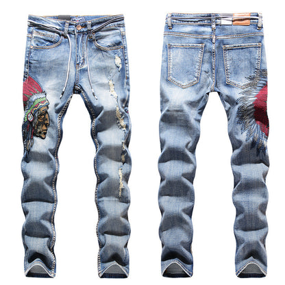 tomahawk threaded jeans (straight leg fitted)