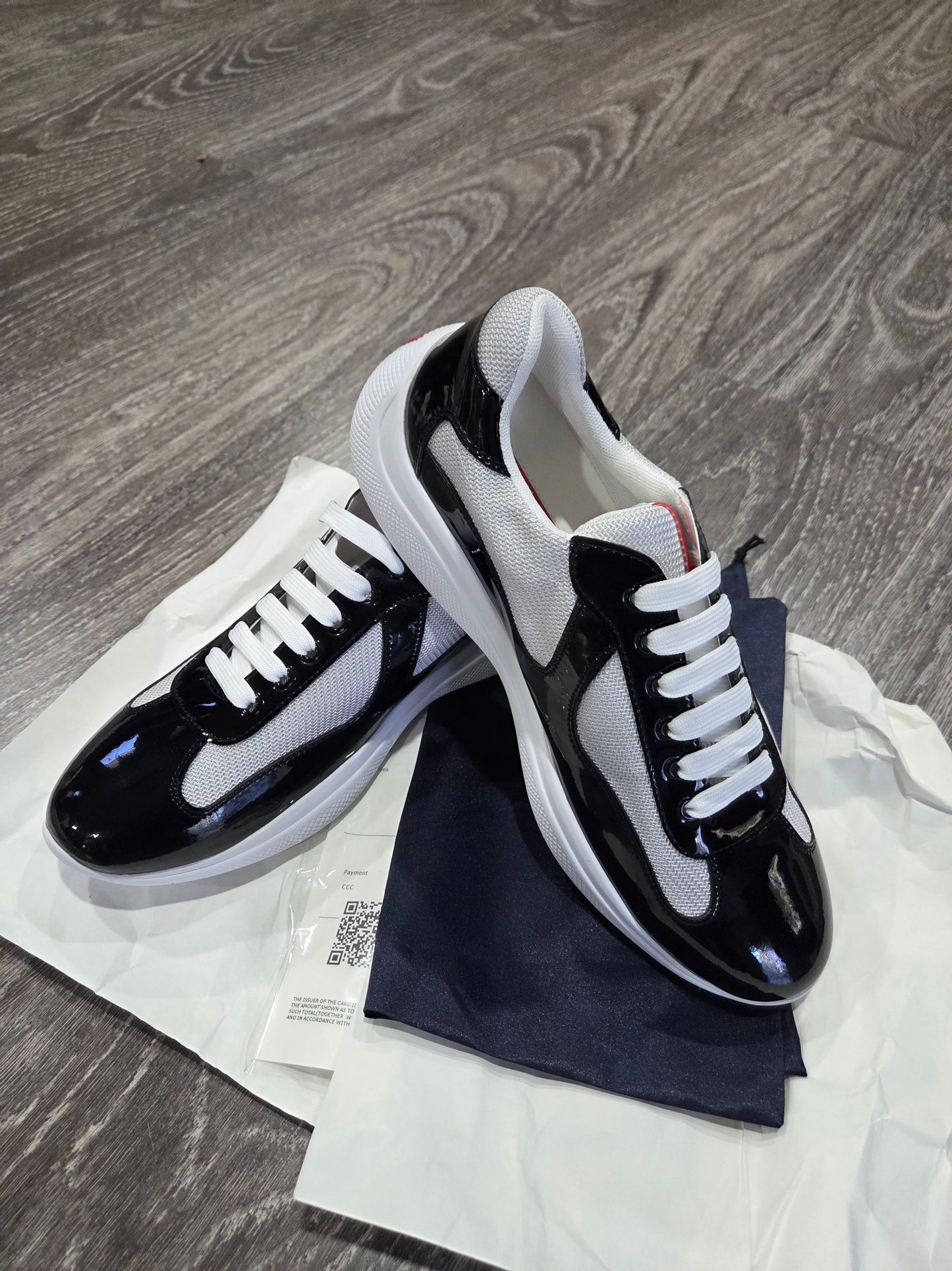 Prada America's cup sneaker (no box)
