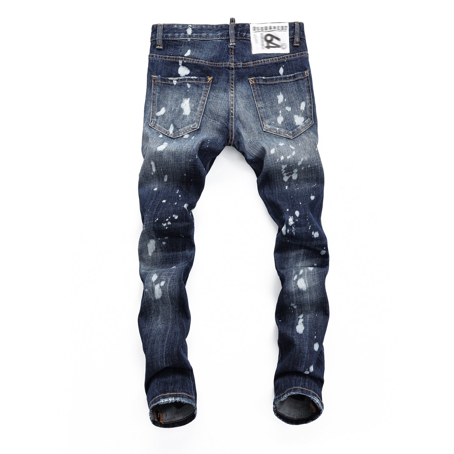 blue hand painted ripped jean (skinny fit)