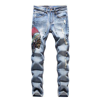 tomahawk threaded jeans (straight leg fitted)