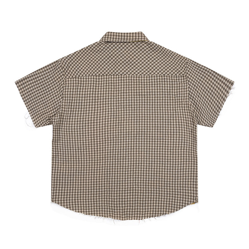 Plaid Double-sided Graffiti tee