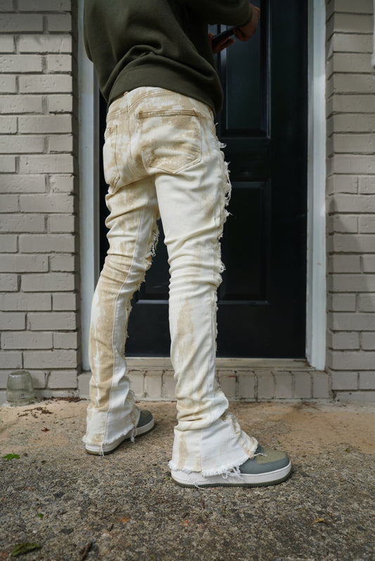 Sin in peace "Milky Way" Stacked  Denim (1 Of 1) handcrafted