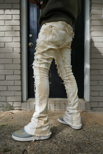 Sin in peace "Milky Way" Stacked  Denim (1 Of 1) handcrafted