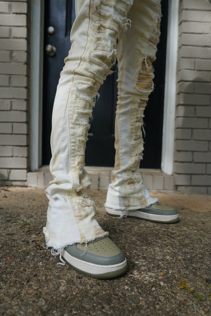 Sin in peace "Milky Way" Stacked  Denim (1 Of 1) handcrafted